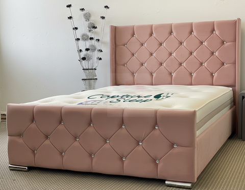 Emma Wingback Bed Frame