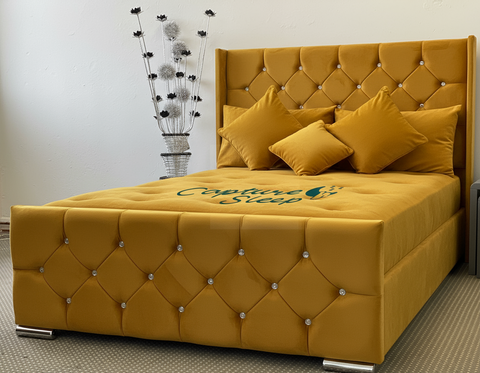 Emma Wingback Bed Frame