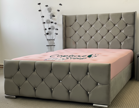 Emma Wingback Bed Frame