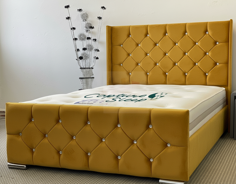 Emma Wingback Bed Frame