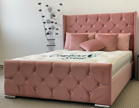 Emma Wingback Bed Frame