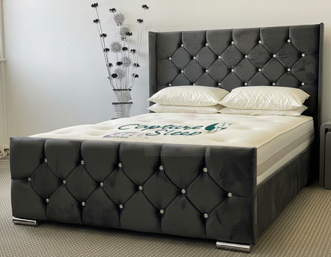 Emma Wingback Bed Frame