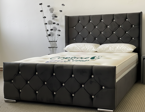 Emma Wingback Bed Frame