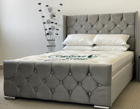Emma Wingback Bed Frame