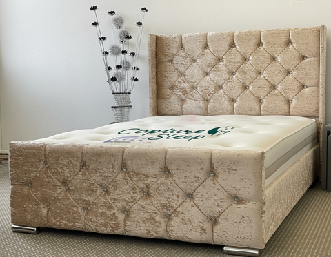 Emma Wingback Bed Frame