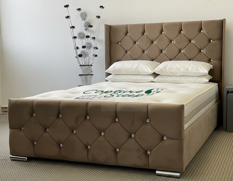 Emma Wingback Bed Frame