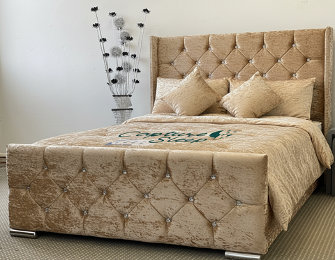 Emma Wingback Bed Frame