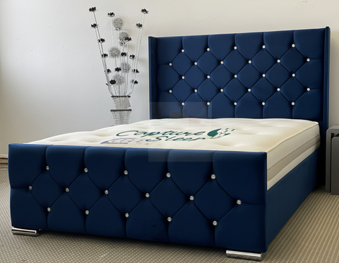 Emma Wingback Bed Frame