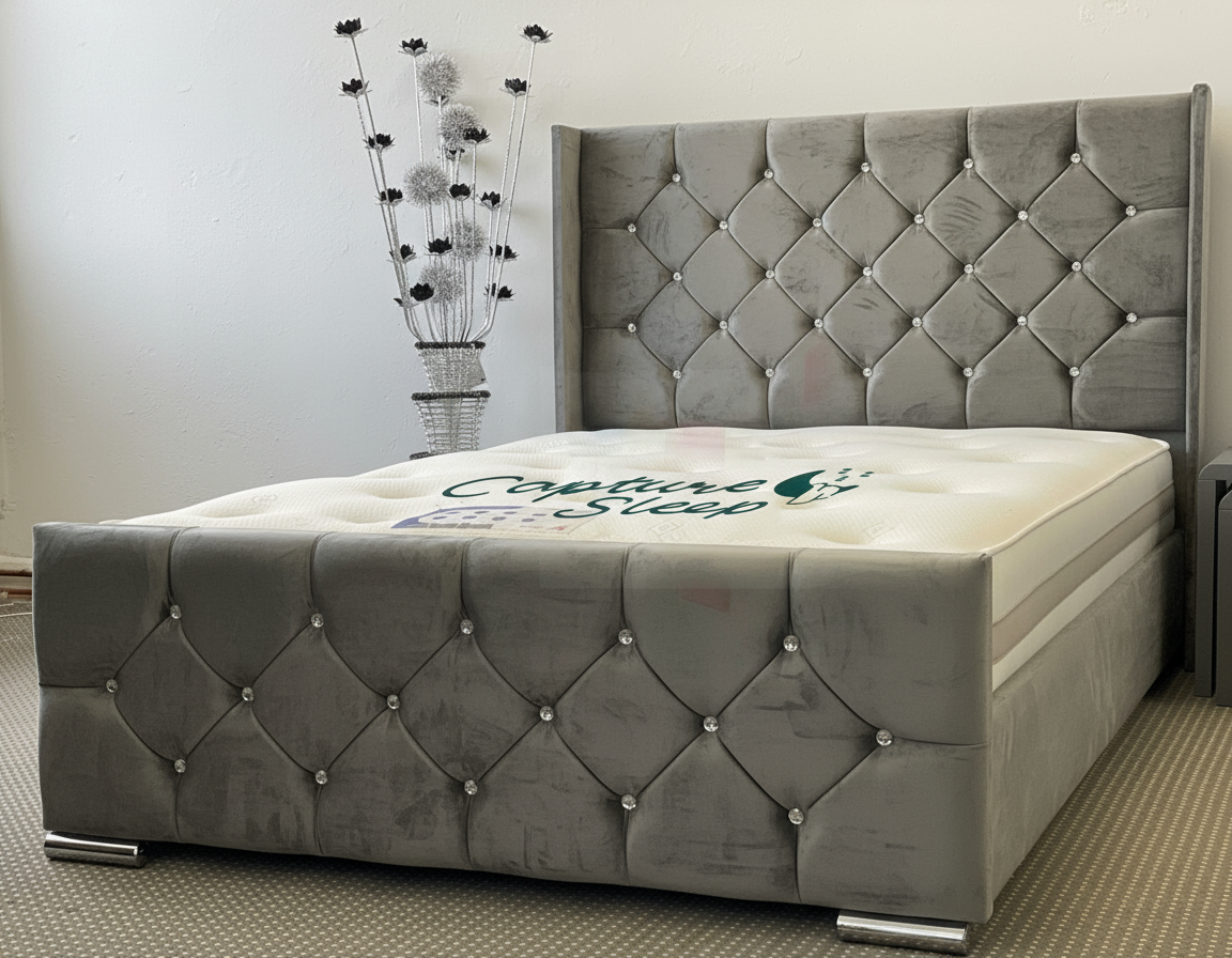 Emma Wingback Bed Frame