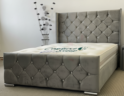 Emma Wingback Bed Frame