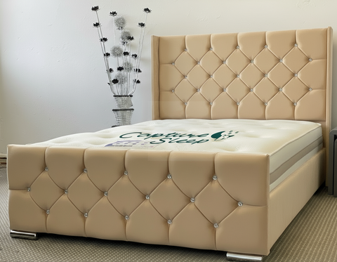 Emma Wingback Bed Frame