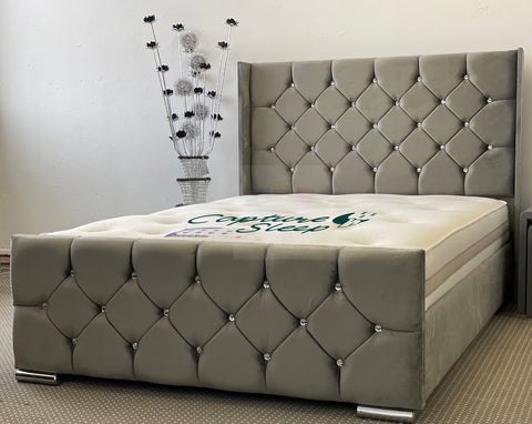 Emma Wingback Bed Frame