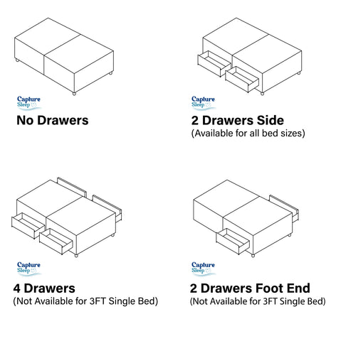 Victoria Plush Velvet Divan Bed Set