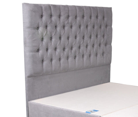 Chesterfield Floor Standing Upholstered Headboard