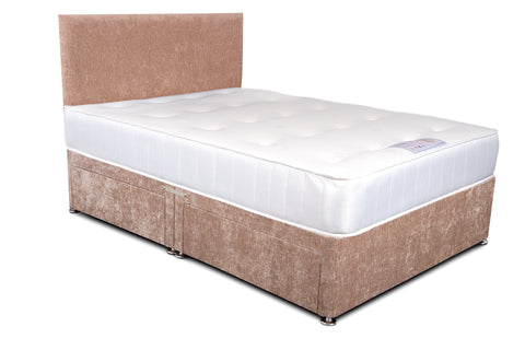 Chenille Divan Bed Set